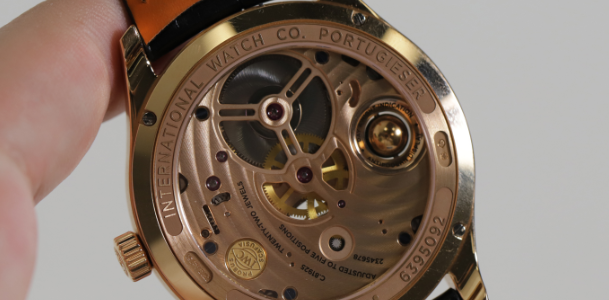 IWC Portugieser-Serie Handaufzugs-Tourbillon Tag- und Nachtuhr